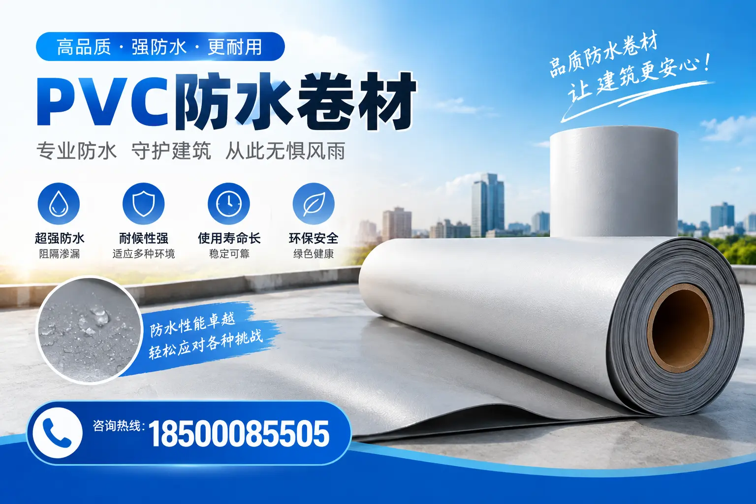 如何选择高质量的PVC防水卷材？资阳消费者必看指南